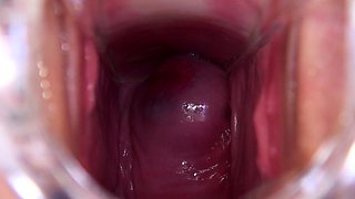 Big boob brunette masturbates on webcam