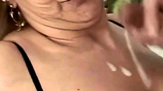 Busty Old Woman Takes Cock Gets a Hand Shoved in Hairy Cunt