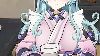 Genshin Impact- Mizuki Works Out Your Stress with a Lewd, Slippery Sex Session - 3D Hentai Animation