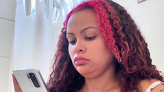 Chubby Gassy Girl Morning Toilet Farts Natural Gassy Moment