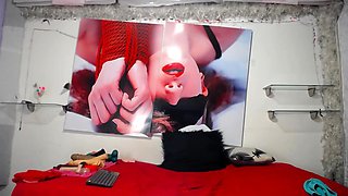 Amateur blondie solo anal masturbation