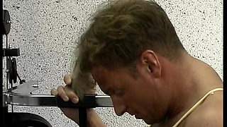 Double Penetration Session with German Babe in the Gym