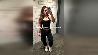 18yo Slut Virgin Fucked Raw Live Gym Fail