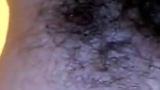 Finger Hairy Ass and Tease Clit