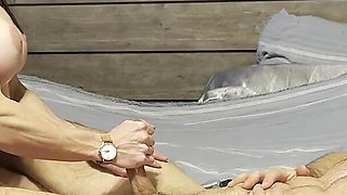 Muscle Stepmommy Handjob