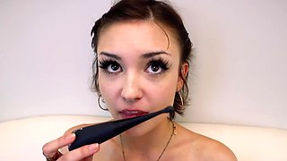 Tight and tiny brunette is going to get his dick pleased