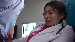 A Beautiful Married Woman Doctor Moistens Her Wealthy Patient With Her Saliva And Love Juices During Submissive Kisses And Creampie Sex. Iyo Shinohara