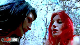 Nina Roberts: 2 Sexy Pornstars in Sexy Lesbian Action in the Forest