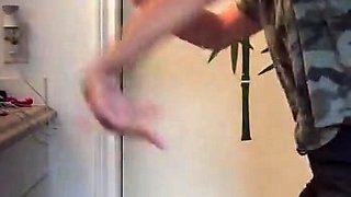 Filipina college gf Zoie spied in the bathroom.