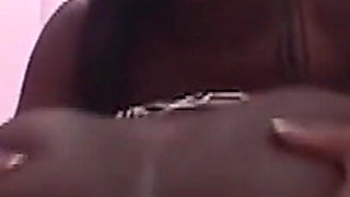 Two Insatiable Ebony Amateurs Drain One Lucky Stud