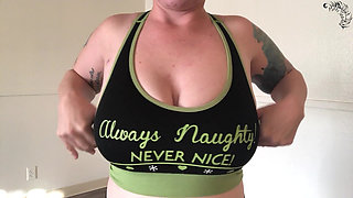 Bouncing My Boobs in Sports Bras