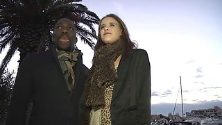 Young French Girl Picked up For Black Cock White Cock Mixed