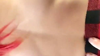 Emo Spinner Leah's Casting: Teasing Blowjob, Cowgirl, Hard Doggie