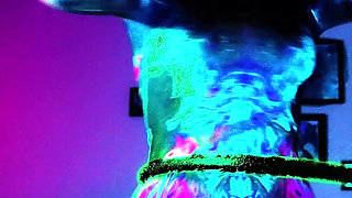 Neon Raver Lays a Clutch of Eggs in Uv Then Pushes Them All Out and Pisses: Ovipositor and Egg Play Seduction