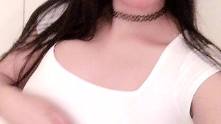 Big boobs milf masturbates with her dildo