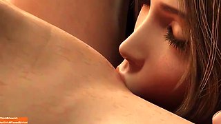 Final Fantasy Vii - Ff7 - Aerith X Tifa Wm (sound) By Teehee3d Animation 3d Hentai