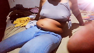 Going Room with a 37 Year Old Next Door Living Aunty Rozi