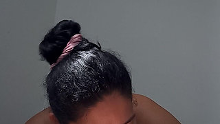 Beautiful Girlfriend Sucking Deep Throat