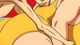 Hentai Granny Gets Double Hot Love for Breakfast