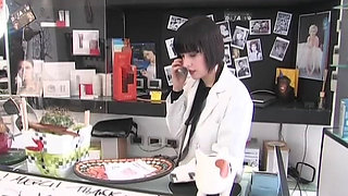 High Class Girl with Short Black Hair