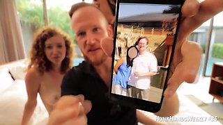 Big Ass Step Mommy Gives Handjob Hot Hot Dad s Friend 003: Blowjob, Doggy  Licking Porn