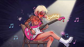 AI Girl Guitarist: Live Performance