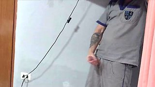 Brazilian Wife Fucks the Net Technician While Husband Watches