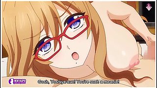 Hentai Anime In Busty Glasses Babe Gets Her Doggystyle Position With Her Lover Anime Hentai 1080p