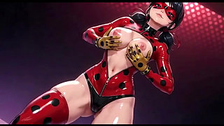 Ladybug Shiny Latex Hentai Tease Big Tits Compilation FULL