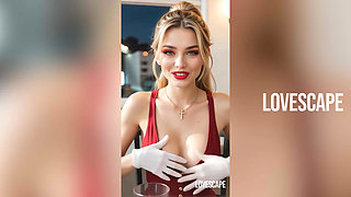 Innocent Date with Blonde Ends in Leash & Crawling Humiliation
