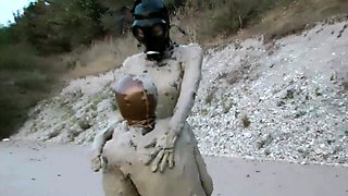 German amateur couple fucking outdoors