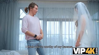 Vip4k. guests can't lurk emotions when they see bride hardcore in flick