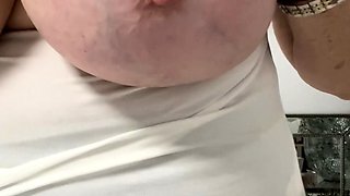 Big boobs milf masturbates with her dildo