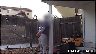 Outside Cock Flashing The Neighbors Wife! & She Starts Taking Photos Before He Comes Home!