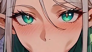 Anime Ai Elf Girl Blowjob