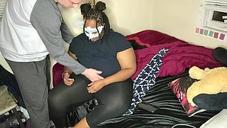 Raven embraces sensual ebony passion through intense amateur creampie desire