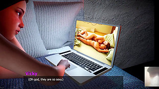 Virgin 18 Plus Step-daughter Is Caught by Her Step-dad While She Was in His Room