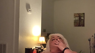 Beautiful Smoking Stepmomma