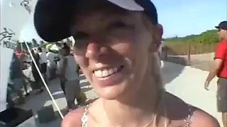 Jenna Jameson - Personal video, beach  bedroom: Blowjob, Homemade  Tongue Porn