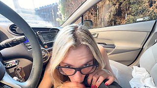 Blonde girl moaning with pleasure on the bed with shawn