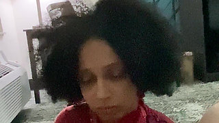 Slave Strokes Daddy's big dick