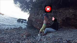 I cum in her mouth twice on the beach