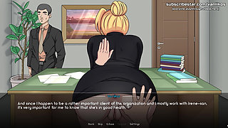 Naruto: Kunoichi Trainer - Big Ass Blonde Secretary Teen Has Risky Office Sex at Work with a Big Dick Co Worker