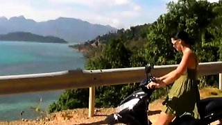 Beautiful blonde babe franziska facella solo masturbation