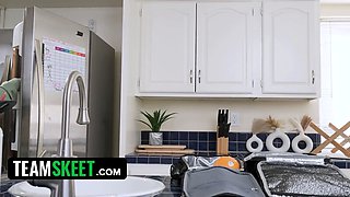 If you don't tell your dad i nailed the neighbour, i'll let you coat my face with your jizz