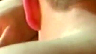 Horny Brunette in Wild Threesome with Two Studs