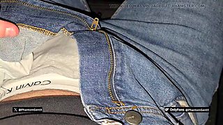 PhantomGentX  Horny German Daddy Crams Huge Precum Cock in Car to Cum