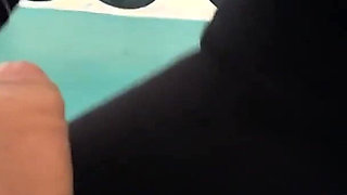 Cumshot in the Face in the Gym