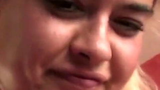 She with a fake cock