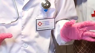 DOCTOR Swallows Patient's Cum (FFM Threesome)